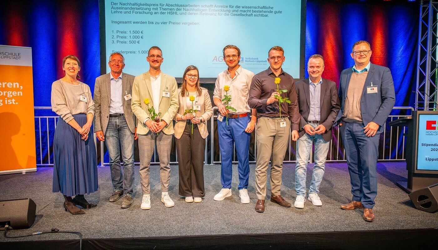 Hochschule Hamm-Lippstadt verleiht Nachhaltigkeitspreis der Volksbank Beckum-Lippstadt