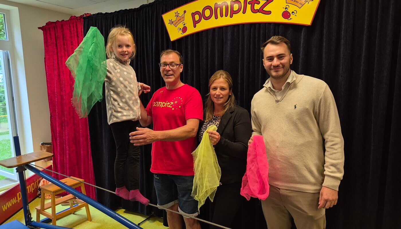 Zirkus übernimmt die Regie im Kindergarten Rixbeck